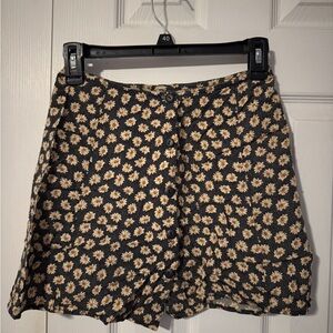 Floral Button-Up Shorts